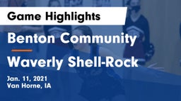 Benton Community vs Waverly Shell-Rock  Game Highlights - Jan. 11, 2021