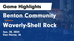 Benton Community vs Waverly-Shell Rock  Game Highlights - Jan. 20, 2024