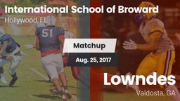 Matchup: ISB vs. Lowndes  2017