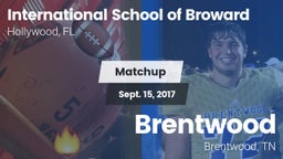 Matchup: ISB vs. Brentwood  2017