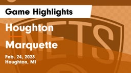 Houghton  vs Marquette  Game Highlights - Feb. 24, 2023