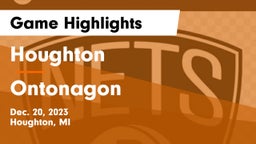 Houghton  vs Ontonagon Game Highlights - Dec. 20, 2023