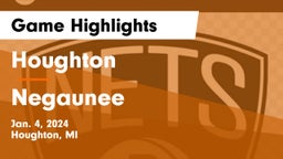 Houghton  vs Negaunee  Game Highlights - Jan. 4, 2024