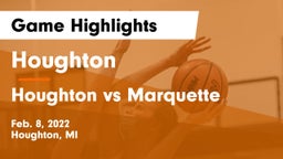 Houghton  vs Houghton vs Marquette Game Highlights - Feb. 8, 2022