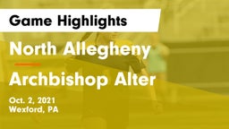 North Allegheny  vs Archbishop Alter  Game Highlights - Oct. 2, 2021