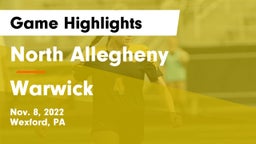 North Allegheny  vs Warwick  Game Highlights - Nov. 8, 2022