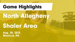 North Allegheny  vs Shaler Area  Game Highlights - Aug. 28, 2023