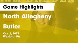 North Allegheny  vs Butler  Game Highlights - Oct. 2, 2023