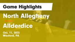 North Allegheny  vs Allderdice  Game Highlights - Oct. 11, 2023