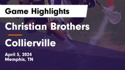 Christian Brothers  vs Collierville  Game Highlights - April 3, 2024