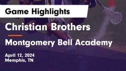 Christian Brothers  vs Montgomery Bell Academy Game Highlights - April 12, 2024