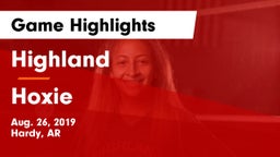 Highland  vs Hoxie  Game Highlights - Aug. 26, 2019