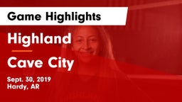 Highland  vs Cave City Game Highlights - Sept. 30, 2019
