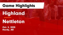 Highland  vs Nettleton  Game Highlights - Oct. 5, 2020