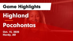 Highland  vs Pocahontas  Game Highlights - Oct. 15, 2020