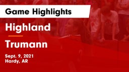 Highland  vs Trumann  Game Highlights - Sept. 9, 2021