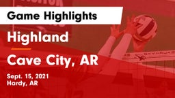 Highland  vs Cave City, AR Game Highlights - Sept. 15, 2021