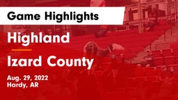 Highland  vs Izard County  Game Highlights - Aug. 29, 2022