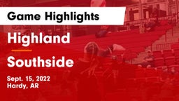 Highland  vs Southside  Game Highlights - Sept. 15, 2022