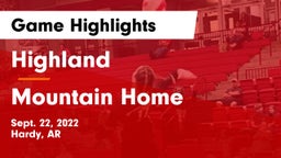 Highland  vs Mountain Home  Game Highlights - Sept. 22, 2022