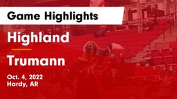 Highland  vs Trumann  Game Highlights - Oct. 4, 2022