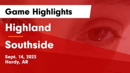 Highland  vs Southside  Game Highlights - Sept. 14, 2023