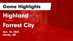 Highland  vs Forrest City  Game Highlights - Oct. 10, 2023