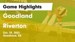 Goodland  vs Riverton  Game Highlights - Oct. 29, 2022