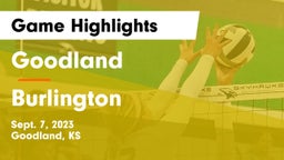 Goodland  vs Burlington  Game Highlights - Sept. 7, 2023