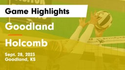 Goodland  vs Holcomb  Game Highlights - Sept. 28, 2023
