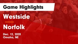 Westside  vs Norfolk  Game Highlights - Dec. 12, 2020