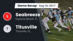 Recap: Seabreeze  vs. Titusville 2017