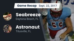 Recap: Seabreeze  vs. Astronaut  2017