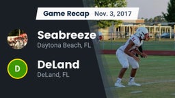 Recap: Seabreeze  vs. DeLand  2017