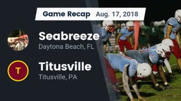 Recap: Seabreeze  vs. Titusville  2018