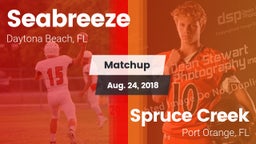 Matchup: Seabreeze High vs. Spruce Creek  2018