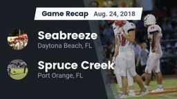 Recap: Seabreeze  vs. Spruce Creek  2018