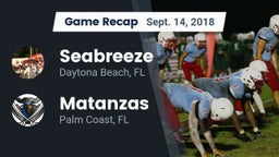 Recap: Seabreeze  vs. Matanzas  2018