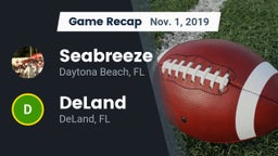 Recap: Seabreeze  vs. DeLand  2019