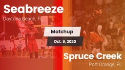 Matchup: Seabreeze High vs. Spruce Creek  2020