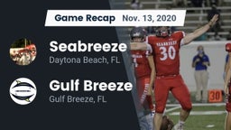 Recap: Seabreeze  vs. Gulf Breeze  2020
