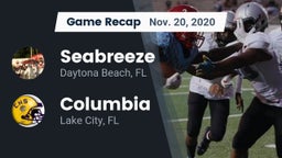 Recap: Seabreeze  vs. Columbia  2020
