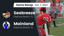 Recap: Seabreeze  vs. Mainland  2021