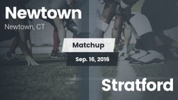 Matchup: Newtown  vs. Stratford  2016