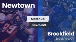 Matchup: Newtown  vs. Brookfield  2016