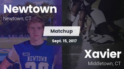 Matchup: Newtown  vs. Xavier  2017
