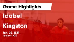 Idabel  vs Kingston  Game Highlights - Jan. 20, 2024