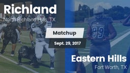 Matchup: Richland  vs. Eastern Hills  2017