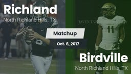 Matchup: Richland  vs. Birdville  2017