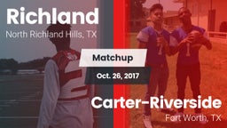 Matchup: Richland  vs. Carter-Riverside  2017